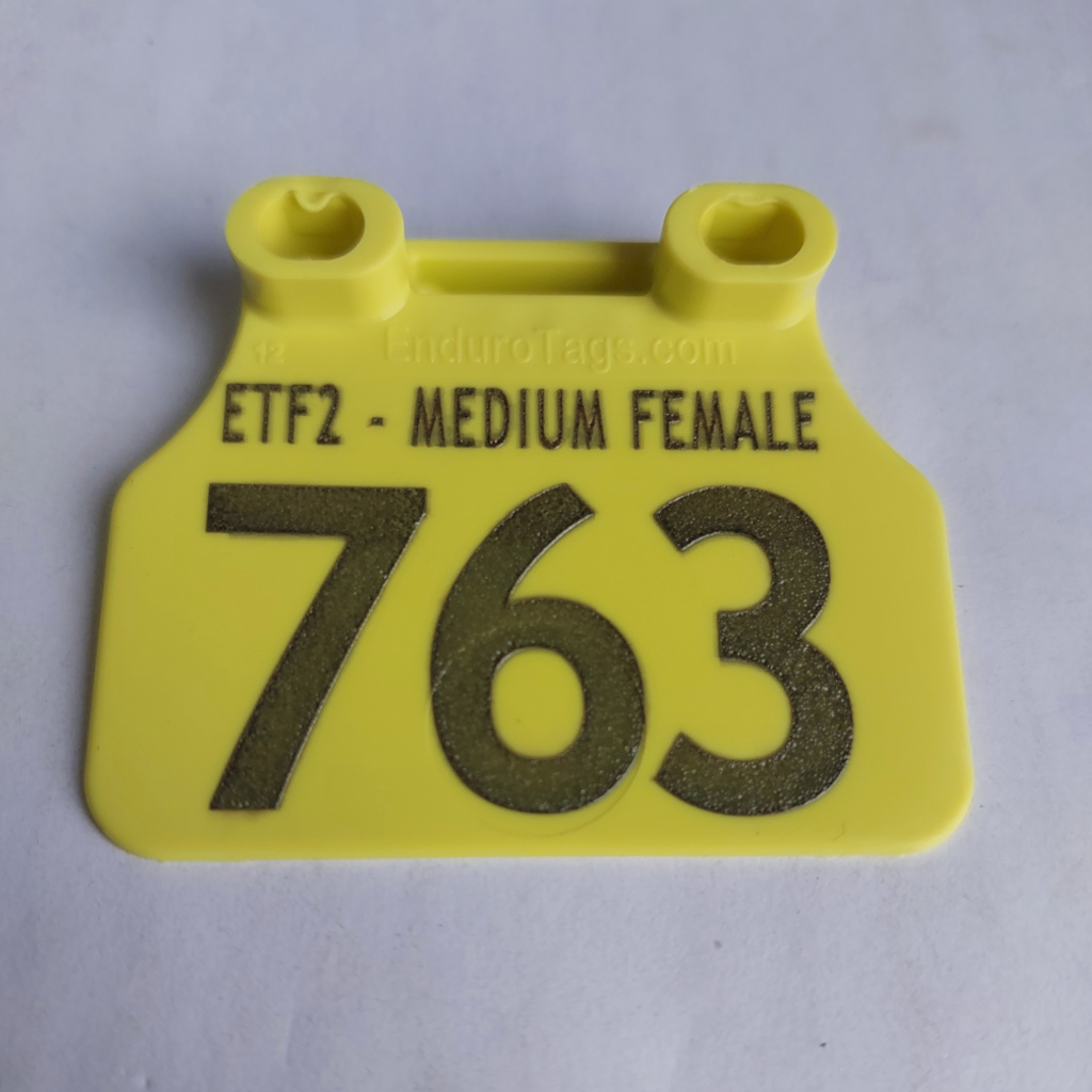 Etf2 medium identification tag enduro tags